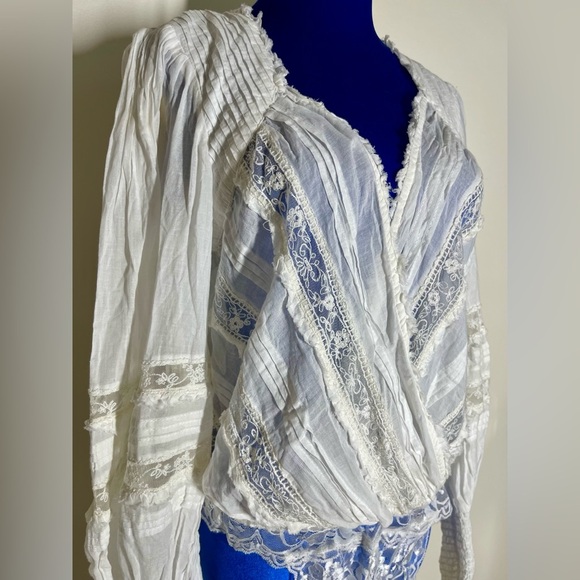 FP Free People Intimately | Eloise Smocked Bodysuit | White | Women’s M - Picture 1 of 6